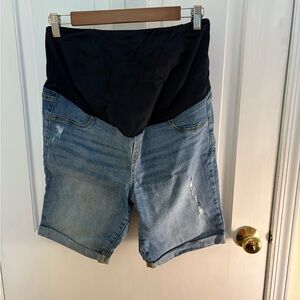 Isabel Maternity by Ingrid & Isabel Blue Jean Shorts